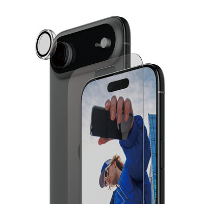 PanzerGlass Classic 2 in 1 bundel iPhone 17 Air screen en camera protector