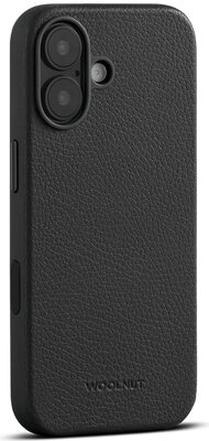 Woolnut leren MagSafe iPhone 17 hoesje zwart