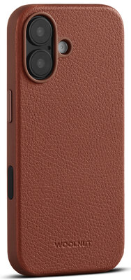 Woolnut leren MagSafe iPhone 17 hoesje cognac