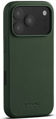 Woolnut leren MagSafe iPhone 17 Pro hoesje groen