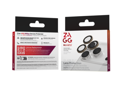 ZAGG InvisibleShield iPhone 17 Pro / iPhone 17 Pro Max camera protector sand
