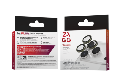 ZAGG InvisibleShield iPhone 17 Pro / iPhone 17 Pro Max camera protector groen