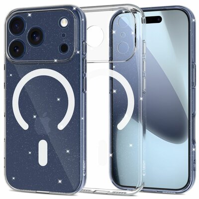 TechProtection Air MagSafe iPhone 17 Pro Max hoesje glitter