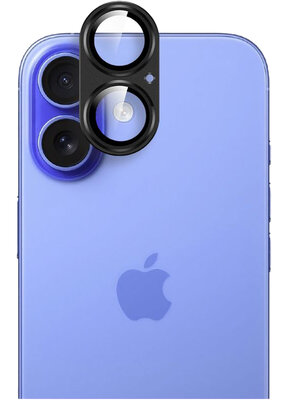 TechProtection iPhone 17 aluminium camera beschermer zwart