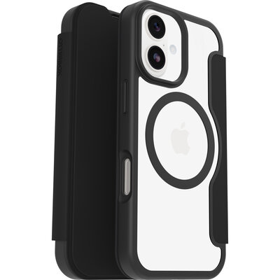 OtterBox React Folio MagSafe iPhone 17 hoesje zwart
