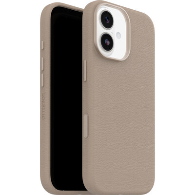 OtterBox Symmetry Leather MagSafe iPhone 17 hoesje grijs