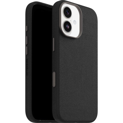 OtterBox Symmetry Leather MagSafe iPhone 17 hoesje zwart