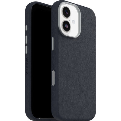 OtterBox Symmetry Leather MagSafe iPhone 17 hoesje blauw