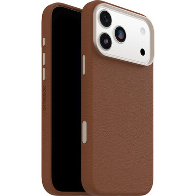 OtterBox Symmetry Leather iPhone 17 Pro Max hoesje bruin