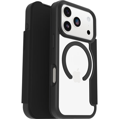 OtterBox React Folio MagSafe iPhone 17 Pro hoesje zwart