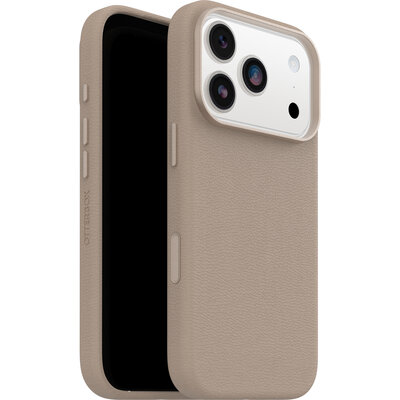 OtterBox Symmetry Leather iPhone 17 Pro hoesje grijs