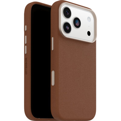 OtterBox Symmetry Leather iPhone 17 Pro hoesje bruin