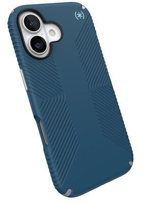 Speck Presidio 2 Grip MagSafe iPhone 17 hoesje blauw