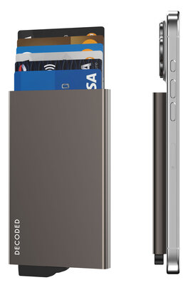 Decoded MagSafe cardholder kaarthouder titanium