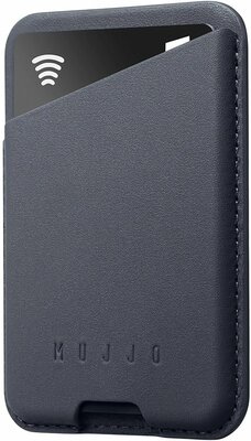 Mujjo leren MagSafe Card Wallet hoesje basalt