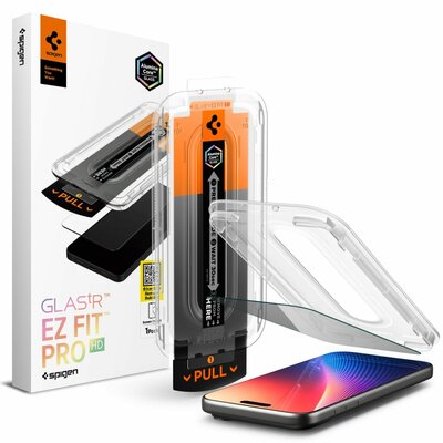 Spigen GlastR EZ Fit Pro HD Privacy iPhone 17 Pro screenprotector