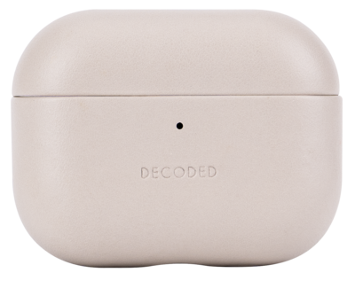 Decoded leren AirPods Pro 3 hoesje clay