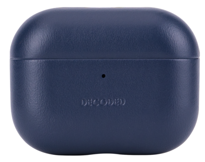 Decoded leren AirPods Pro 3 hoesje navy