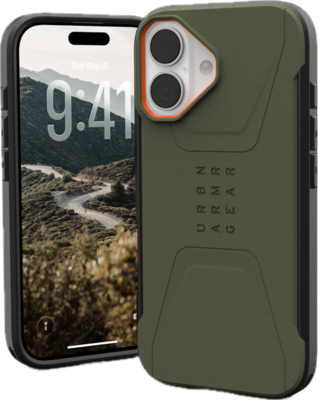 UAG Civilian MagSafe iPhone 17 hoesje groen