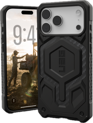 UAG Monarch Pro iPhone 17 Pro hoesje carbon fiber