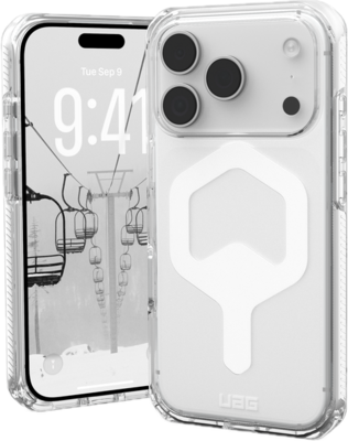 UAG Plyo MagSafe iPhone 17 Pro Max hoesje doorzichtig wit