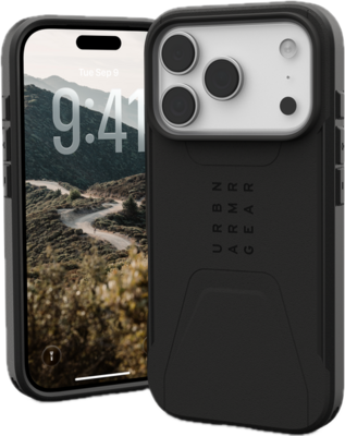 UAG Civilian MagSafe iPhone 17 Pro Max hoesje zwart