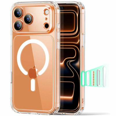 ESR Classic Hybrid camera control iPhone 17 Pro Max hoesje doorzichtig
