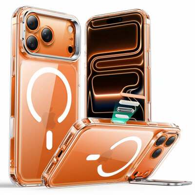 ESR Classic Hybrid Stand CC iPhone 17 Pro Max hoesje doorzichtig