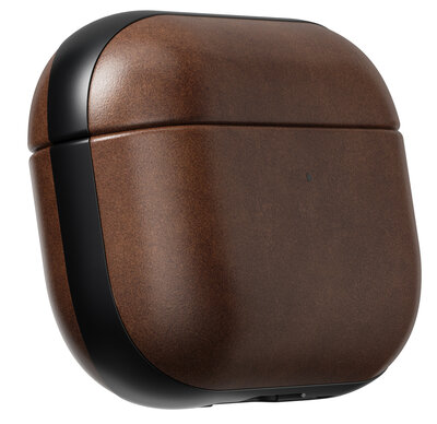 Nomad Modern Leather AirPods Pro 3 hoesje bruin