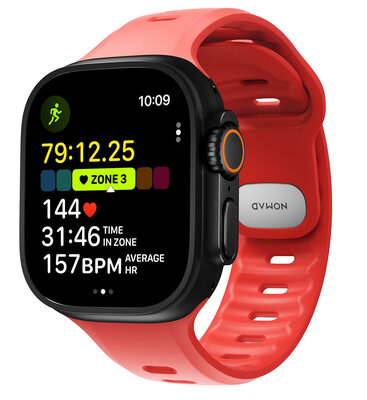 Nomad Tempo FKM Apple Watch Ultra 49 mm bandje crush