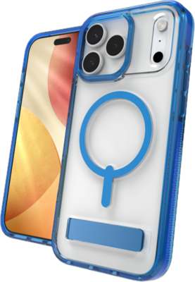 ZAGG Santa Cruz Snap met kickstand iPhone 17 Pro hoesje blauw