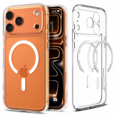 Spigen Ultra Hybrid MagSafe iPhone 17 Pro hoesje wit