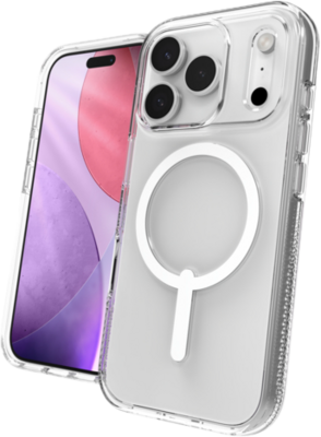 ZAGG Crystal Palace Snap camera control iPhone 17 Pro hoesje doorzichtig