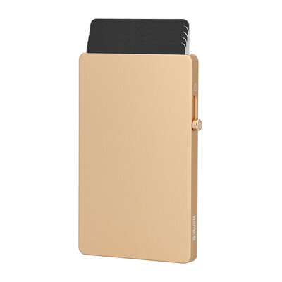 Valenta Aluminium Thin MagSafe kaarthouder goud
