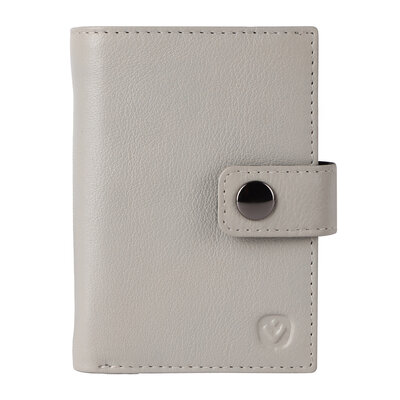 Valenta leren Luxe Card Wallet met MagSafe creme
