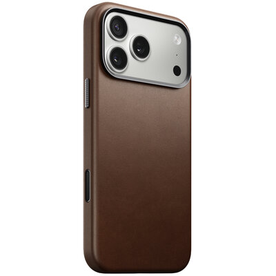 Nomad Traditional Leather iPhone 17 Pro Max hoesje zwart