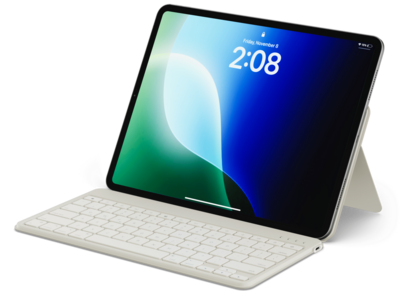 Satechi OnTheGo Bluetooth toetsenbord voor iPad met stand sand