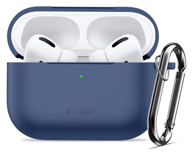 TechProtection Silicone AirPods Pro 3 hoesje navy