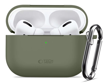 TechProtection Silicone AirPods Pro 3 hoesje groen