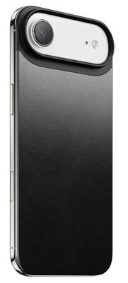 Nomad Magnetic Leather Back iPhone Air hoesje zwart