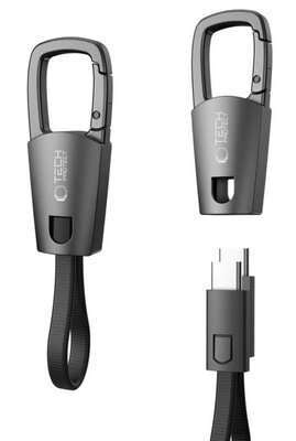 TechProtection UltraBoost USB-C kabel sleutelhanger