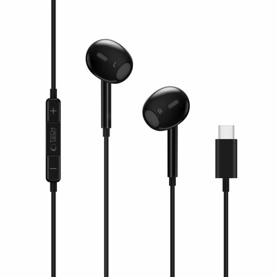 TechProtection UltraBoost USB-C oordopjes zwart