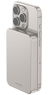 Decoded MagSafe powerbank met 10000 mAh titanium