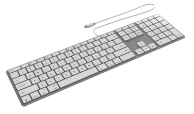 ZAGG USB-C bedraad toetsenbord wit
