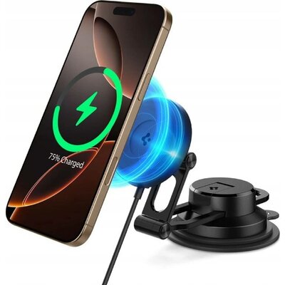 Spigen OneTap Pro 4 MagSafe autohouder en oplader voor dashboard / voorruit