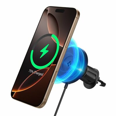 Spigen OneTap Pro 4 MagSafe autohouder en oplader voor ventilatierooster