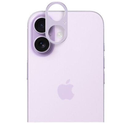 TechProtection iPhone 17 aluminium camera beschermer lavender