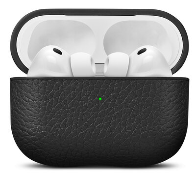 Woolnut Leather AirPods Pro 3 hoesje zwart