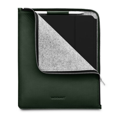 Woolnut Leather Folio iPad Pro 12,9 inch&nbsp;hoesje Groen