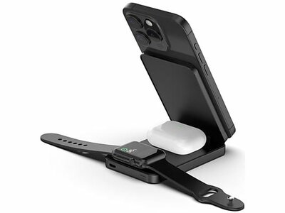 Decoded 4 in 1 Slim MagSafe powerbank met stand 8000 mAh